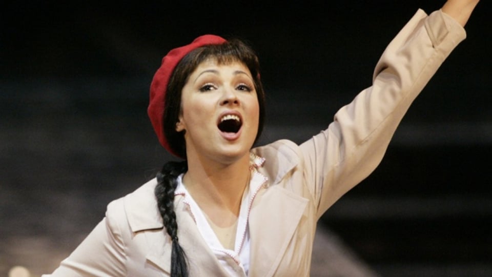 Anna Netrebko als Manon Lescaut in der Oper «Manon», Berlin 2007.