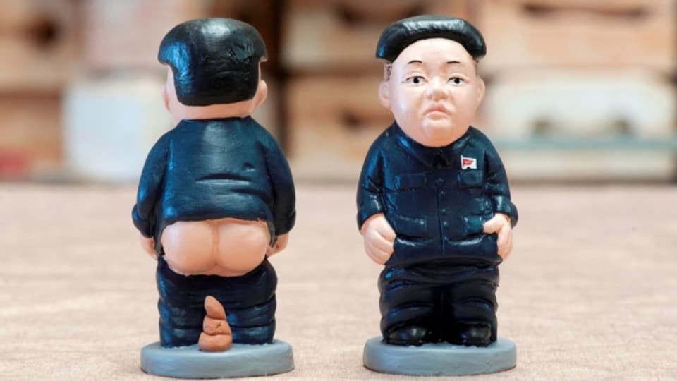 Dieser Caganer sieht aus wie der Nordkoreanische Machthaber Kim Jong Un