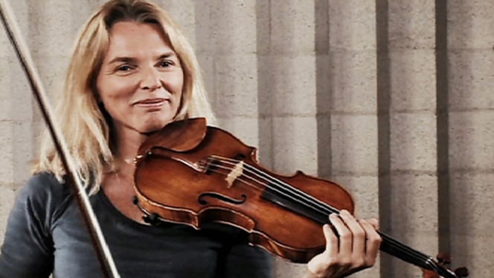 Julia Becker - die erste Konzertmeisterin beim Tonhalle Orchester.