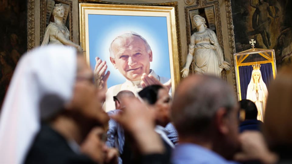 Einer von zweien, die heute heiliggesprochen werden: Johannes Paul II.