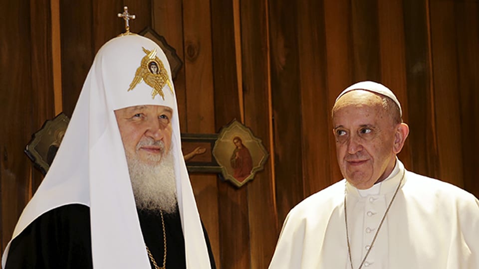 Patriarch Kyrill I. von Moskau und Papst Franziskus treffen sich auf Kuba.