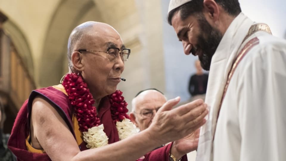Zu Besuch in der Schweiz: der Dalai Lama.