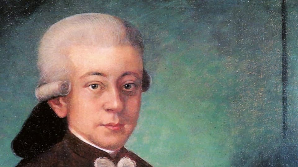 Mozart im Alter von 21 Jahren.