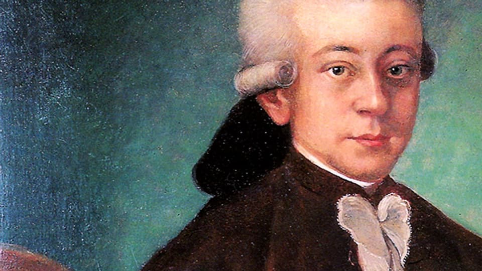 W. A. Mozart, im Alter von 21 Jahren.