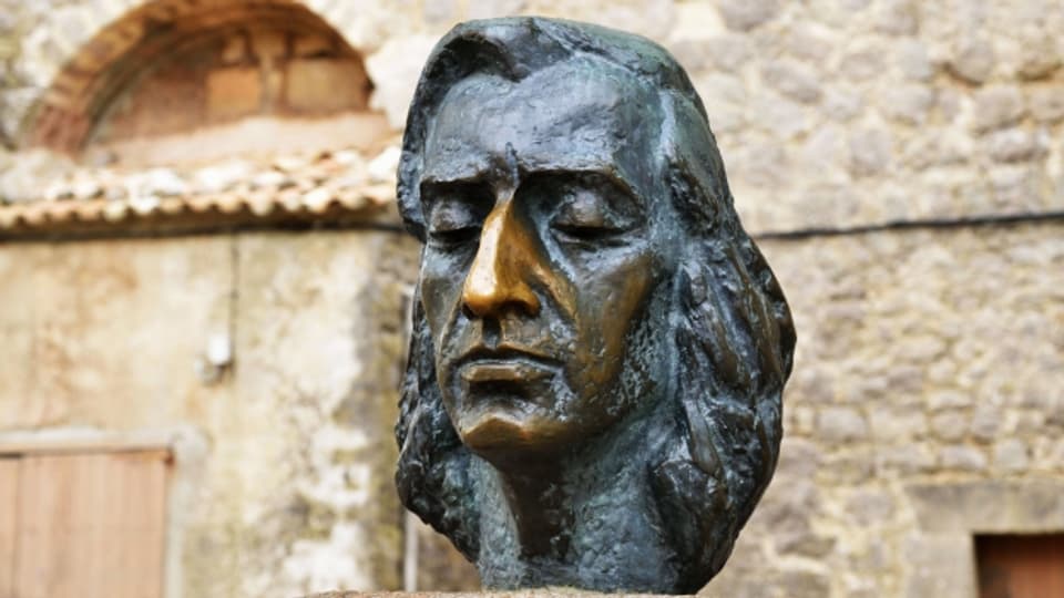 Die Büste des polnischen Komponisten Frédéric Chopin steht auf der spanischen Insel Mallorca.