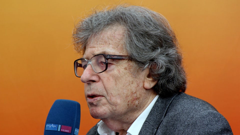György Konrad an der Leipziger Buchmesse 2013.