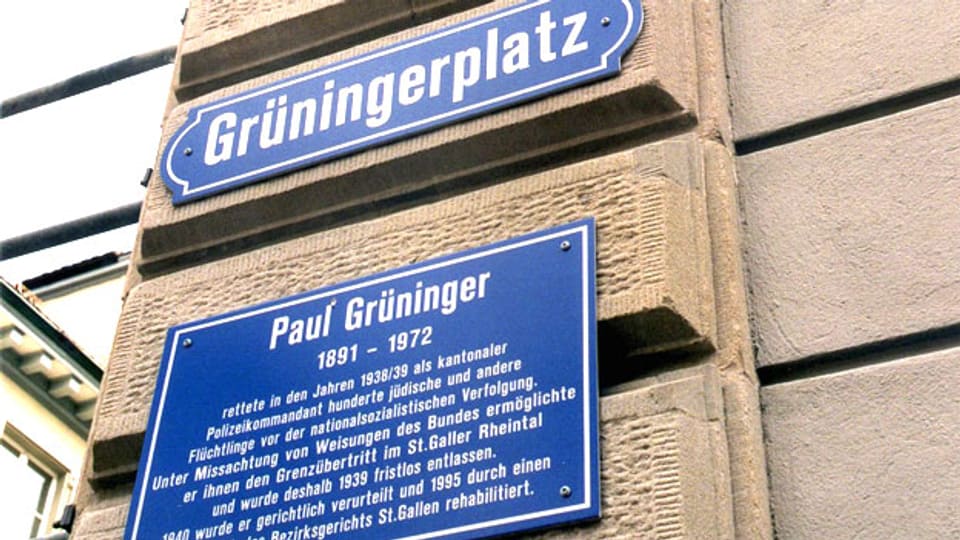 Paul Grüninger rettete vor dem Zweiten Weltkrieg bis zu 3600 Juden das Leben und wurde deshalb vom Dienst suspendiert.