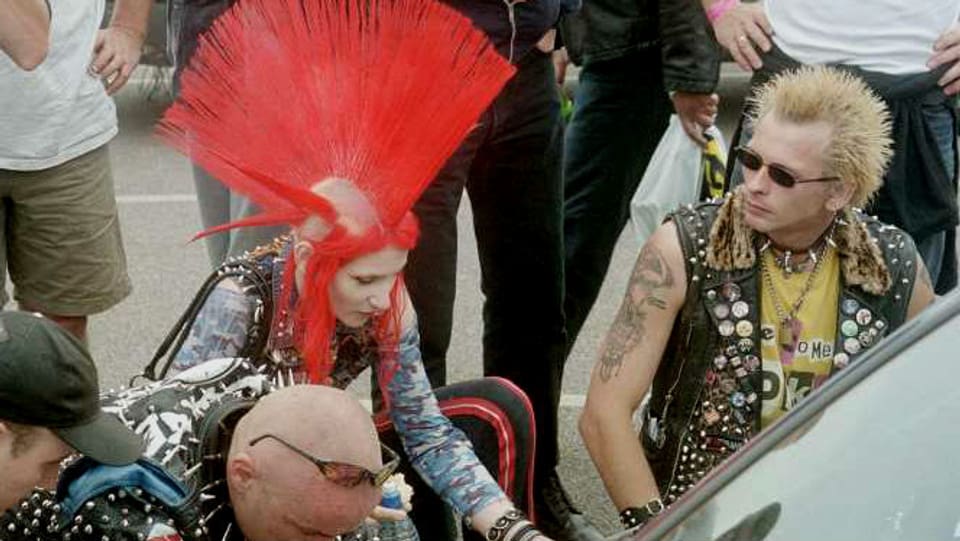 Die wohl beliebteste Punk-Frisur: der Iro.