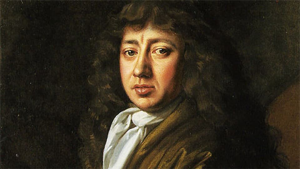 Samuel Pepys auf einem Gemälde von Jahn Hayls von 1666.
