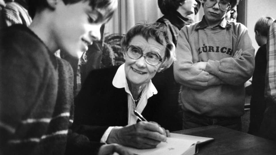 Astrid Lindgren in Zürich (1984).