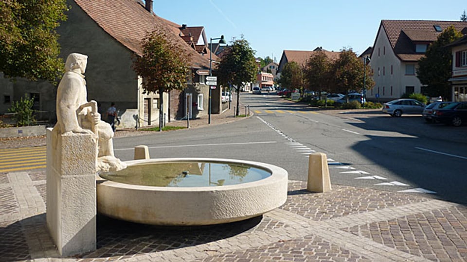 Schwarzbubenbrunnen in Nunningen.
