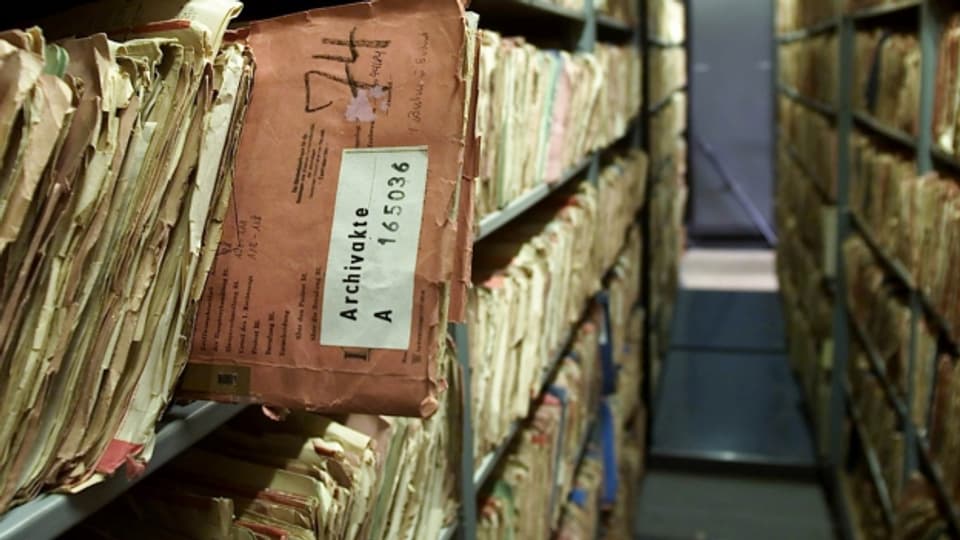 Blick in das ehemalige Stasi-Archiv