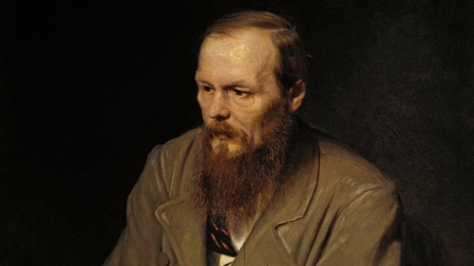 Porträt von Fjodor Dostojewski gemalt von Vasily Perov in 1872