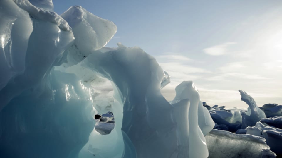 Eisschollen in Anchorage, Alaska