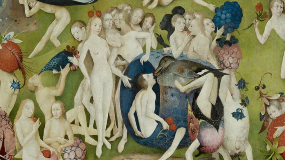 Bildausschnitt von Garten der Lüste von Hieronymus Bosch