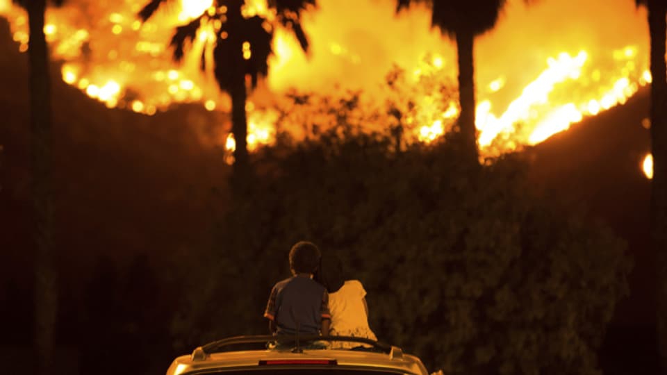 Waldbrand in Kalifornien im Jahr 2021.