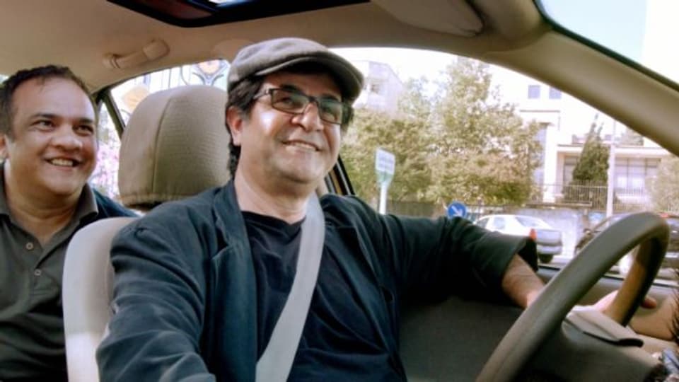Regisseur Jafar Panahi in seinem «Taxi Teheran»