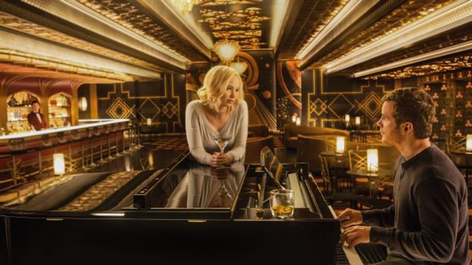 Jennifer Lawrence und Chris Pratt in «Passengers»
