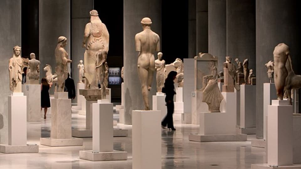 Das neue Akropolis-Museum in Athen bei der Eröffnung im Jahr 2009.