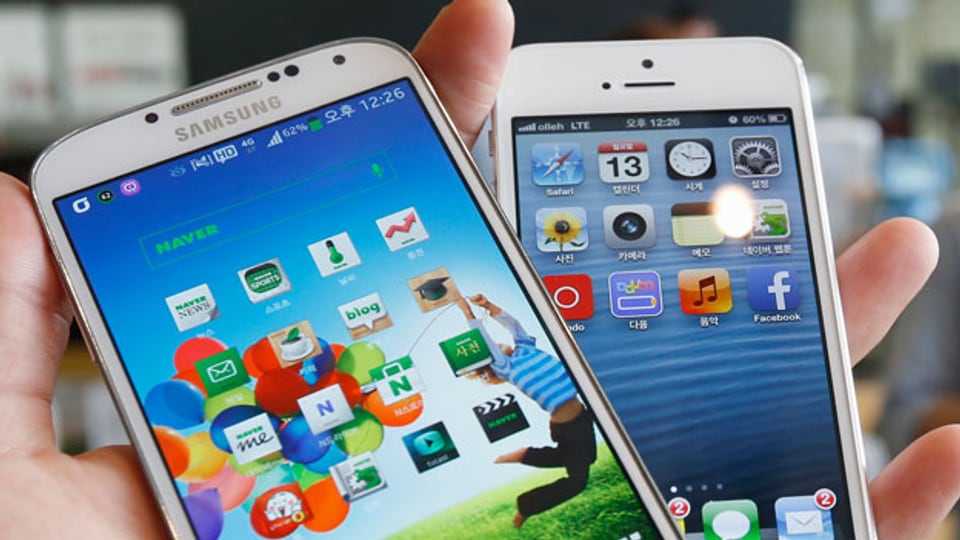 Erfolg durch Nachahmen: Samsungs Galaxy S4 und Apples iPhone 5.