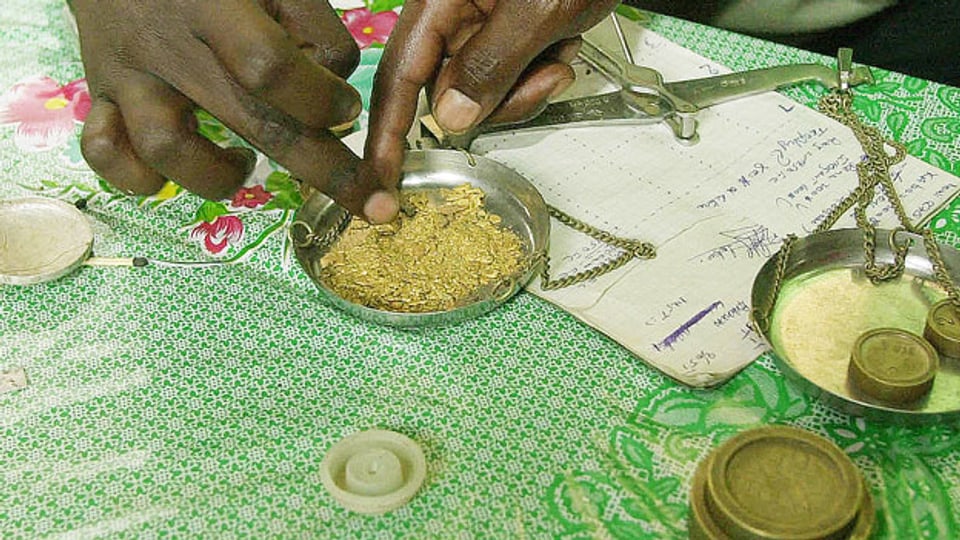 Goldhandel im Kongo