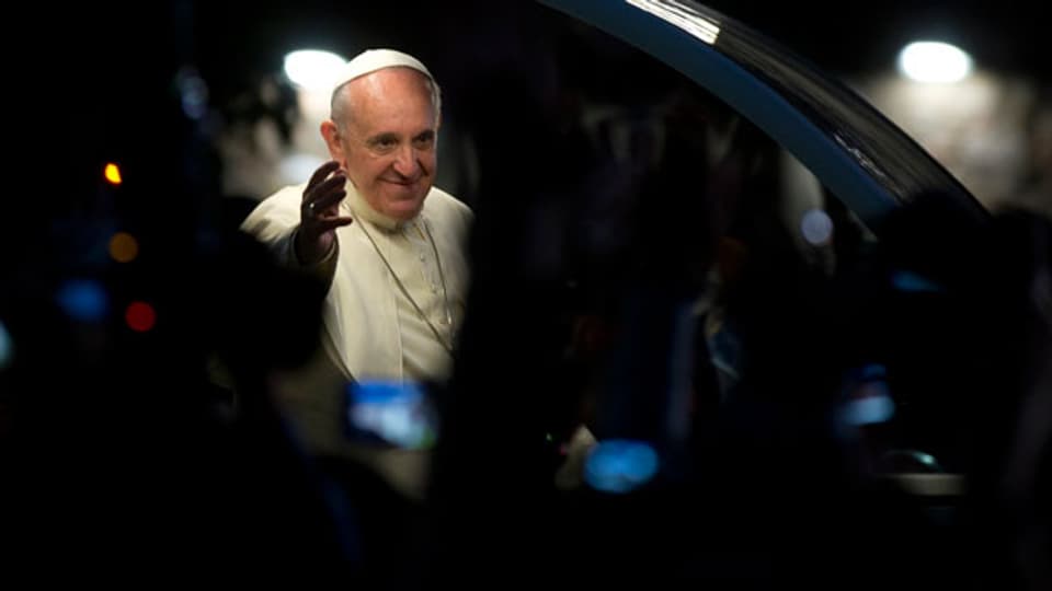 Der Papst während seines Besuchs in Assisi am 4. Oktober 2013.