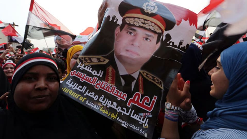 Nach der Wahl von General Abdel Fattah-el Sisi zum ägyptischen Präsidenten, 3. Juni 2014.