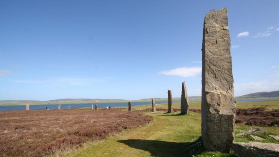 Der «Ring von Brodgar» auf der Insel Orkney in Schottland.