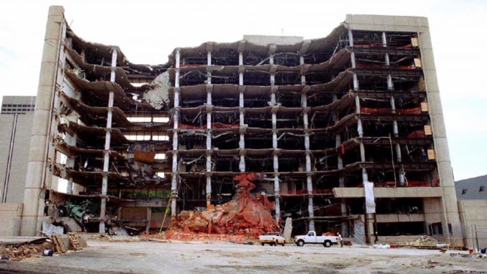 Die baulichen Überbleibsel einer schrecklichen Tat: das Alfred P. Murrah Federal Building