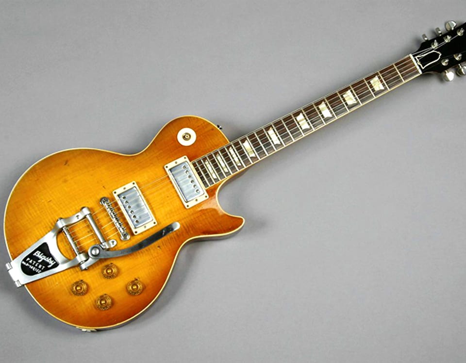 Die E-Gitarre Les Paul wird seit 1952 von der US-amerikanischen Firma Gibson hergestellt.