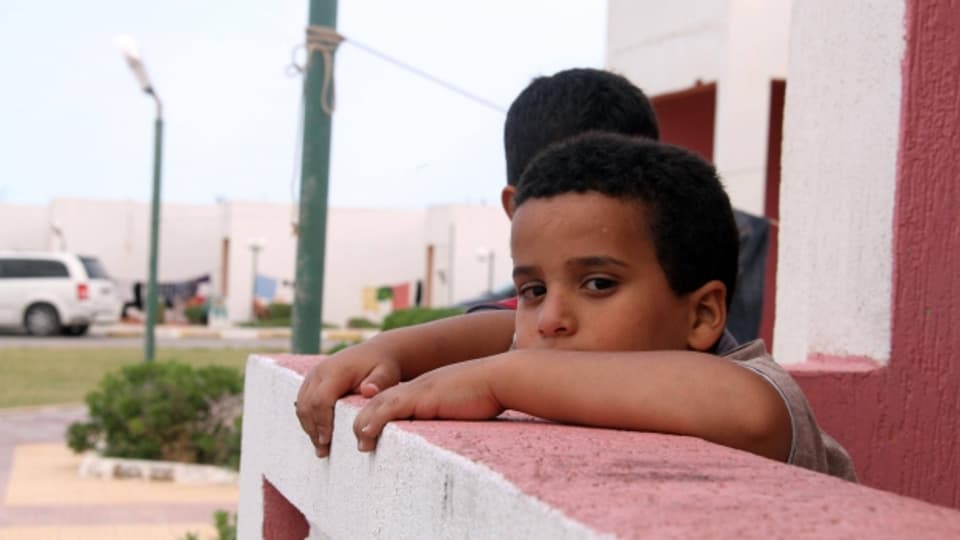 Hoffnung Mittelmeer: Kinder in einem Flüchtlingscamp in Misrata