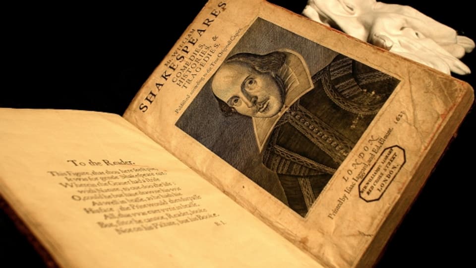 First Folio: 36 Stücke, kurz nach Shakespeares Tod veröffentlicht.