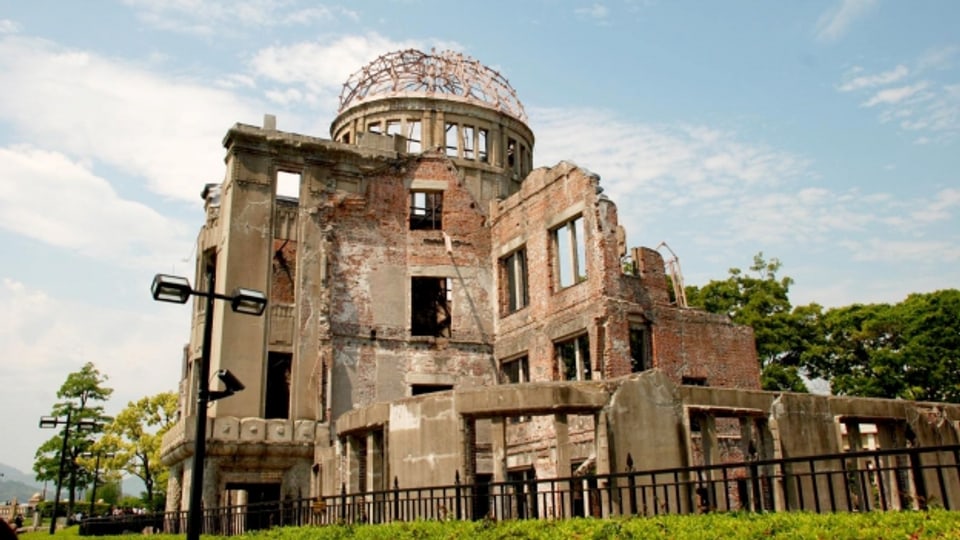 In Hiroshima erinnert eine Gedenkstätte an die Opfer der Atombombe.