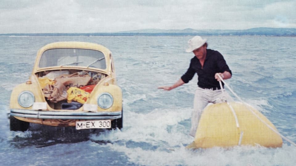 In den 1970ern noch unrealistisch: der selbstständig fahrende Käfer Dudu.