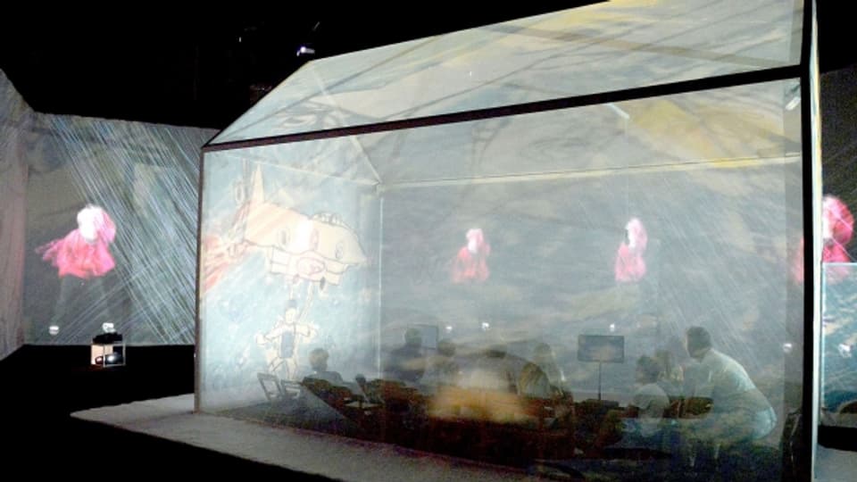 An der Grenze von Vorstellung und Realität: Judith Nabs Installation am Zürcher Theater Spektakel.