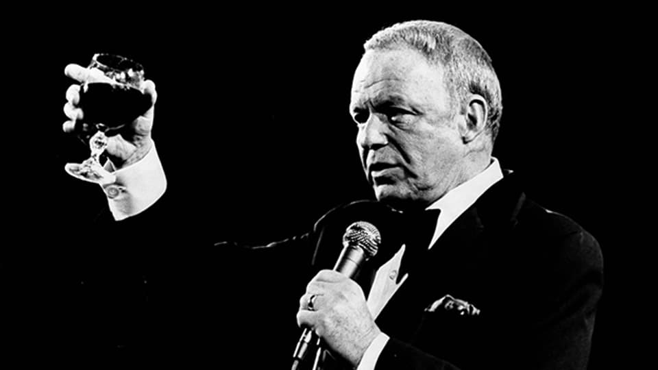 Frank Sinatra in Rhode Island, Oktober 1976.