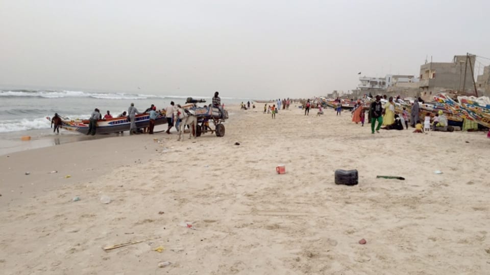 Vom Meer bedroht: Die Stränd an der Küste Senegals werden immer dünner.