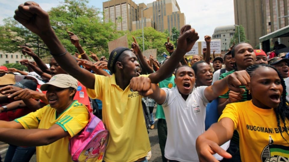 Der Protest gegen den ANC wächst – auch seitens der Schwarzen.