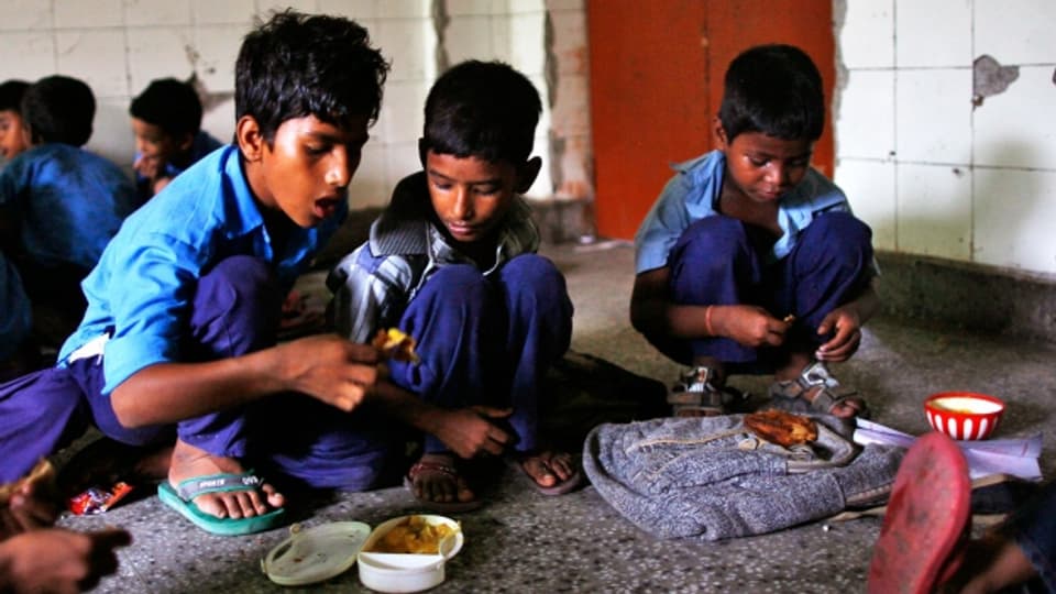 Indien wehrt sich trotz weit verbreiteter Mangelernährung gegen eine zu starken Eingriff der Nahrungsmittelindustrie.