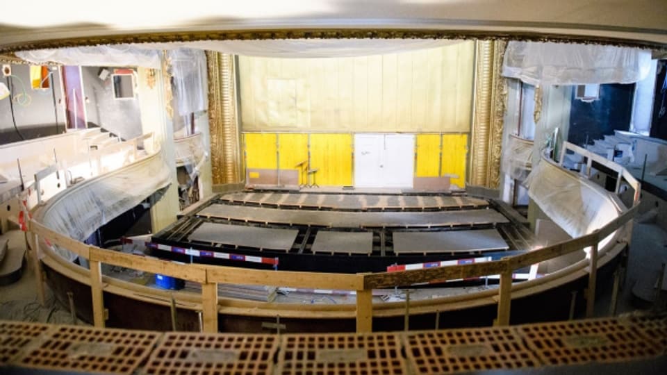 Der Zuschauerraum des Berner Stadttheaters wird saniert.