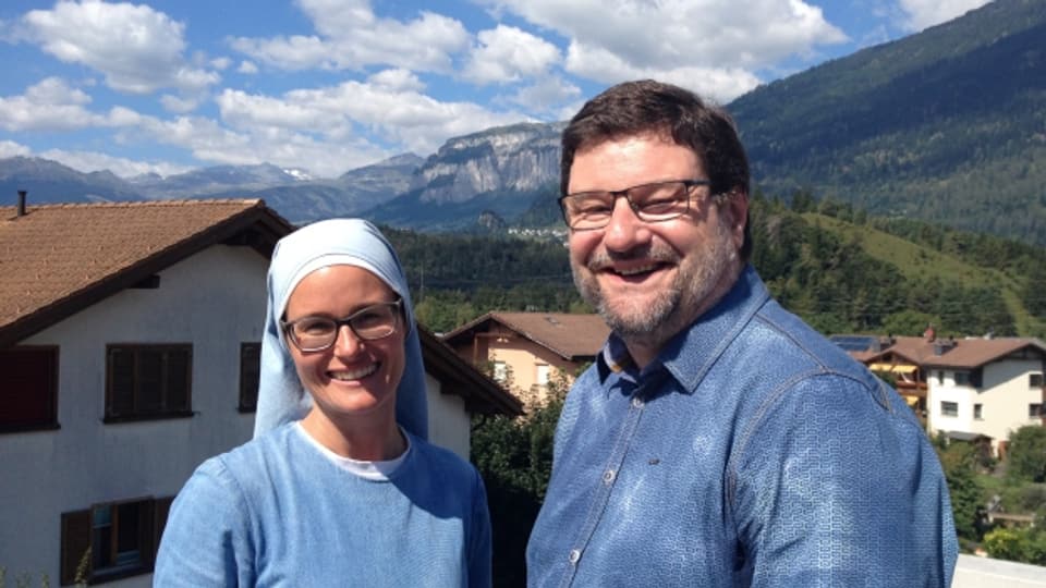 Schwester Veronika Ebnöther und Rico Vicenz verbindet das Thema Strafvollzug.