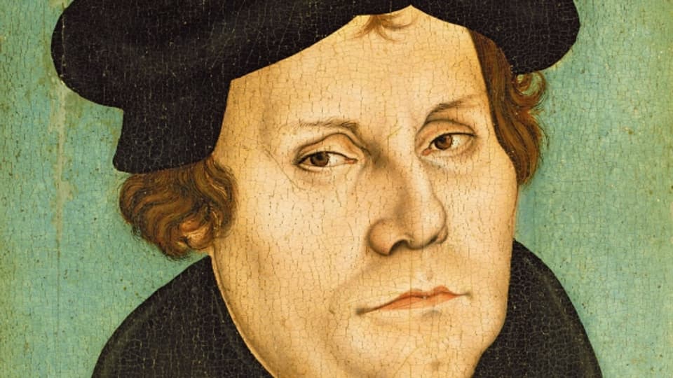 Martin Luther, gemalt von Lukas Cranach dem Älteren.