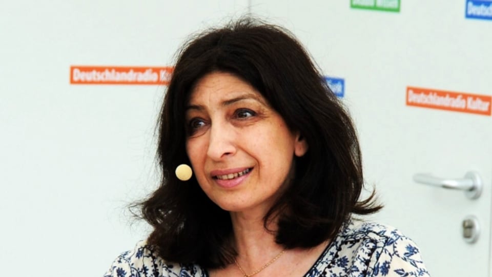 Kathy Zarnegin an der Leipziger Buchmesse 2017.