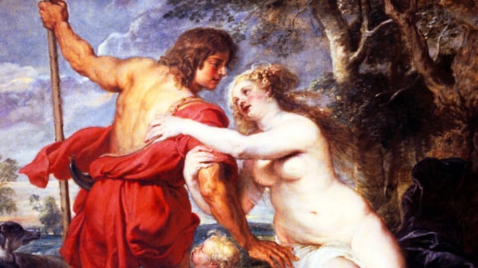 «Venus und Adonis» von Peter Paul Rubens, basierend auf den Metamorphosen von Ovid.
