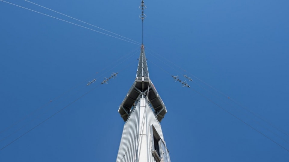 Der Sendemast des Monte Ceneri Radios wurde 2016 demontiert.