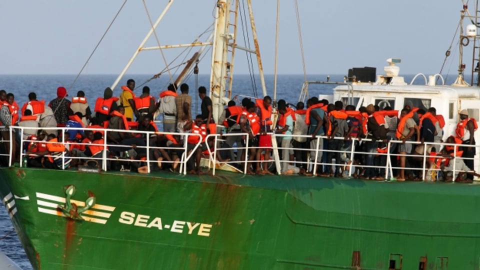Zivile Seenotrettung von Bootsflüchtlingen vor der lybischen Küste: Die «Sea-Eye» der gleichnamigen deutschen NGO