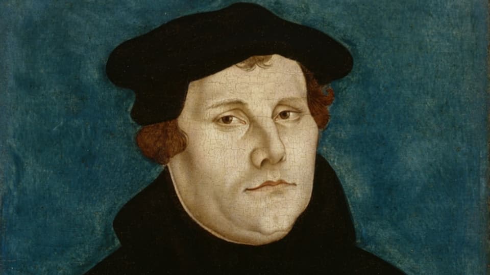 Portrait Martin Luthers von Lucas Cranach d. Ä. von 1529