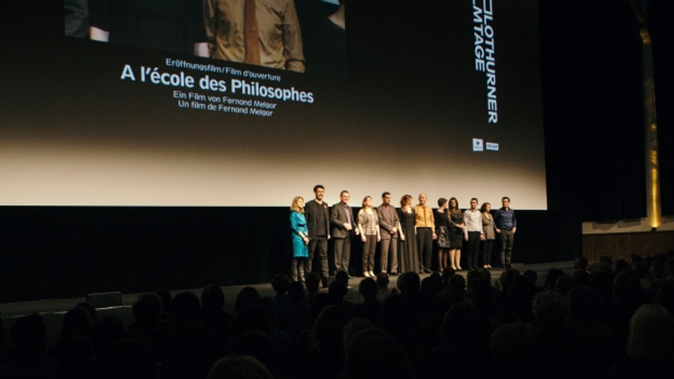 Die Crew des Eröffnungsfilms «A l'école des Philosophes»