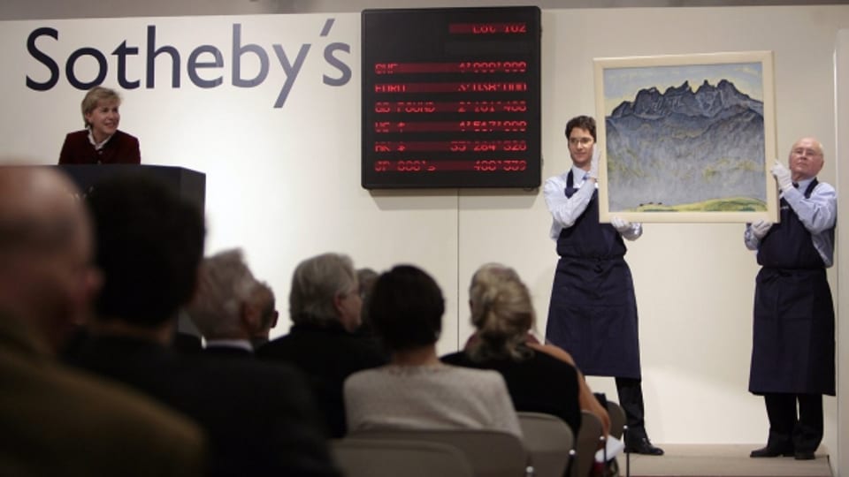 Hodlers «Les Dents-du-Midi» bei einer Sotheby's Auktion