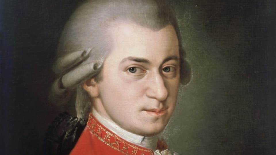 Porträt von W. A. Mozart um 1819